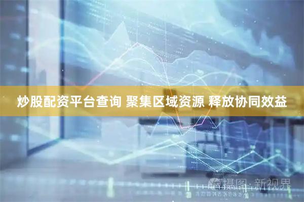 炒股配资平台查询 聚集区域资源 释放协同效益
